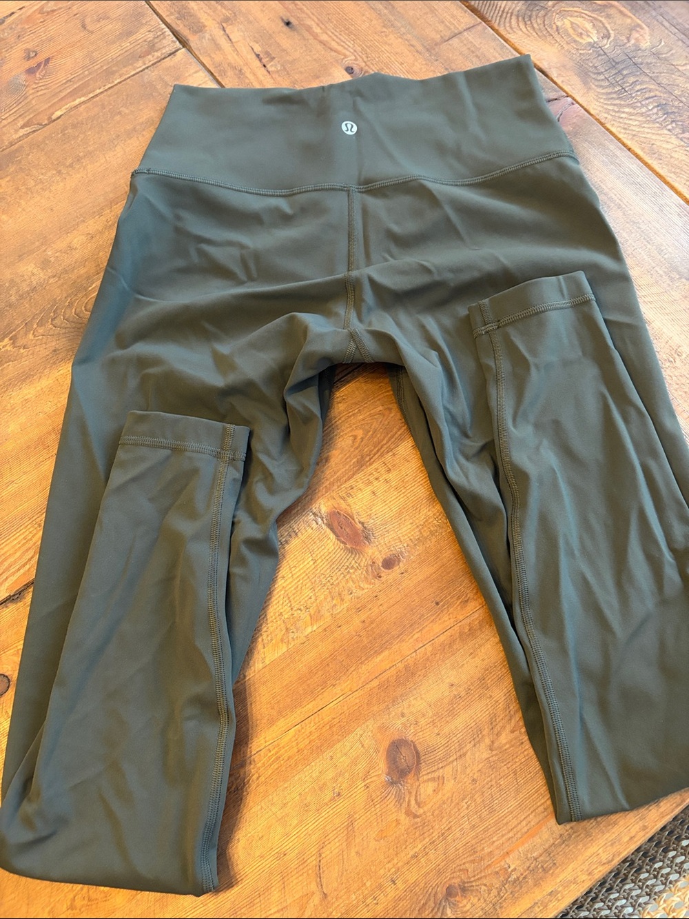lululemon athletica Olive Green Align High-Waist Pocket Leggings